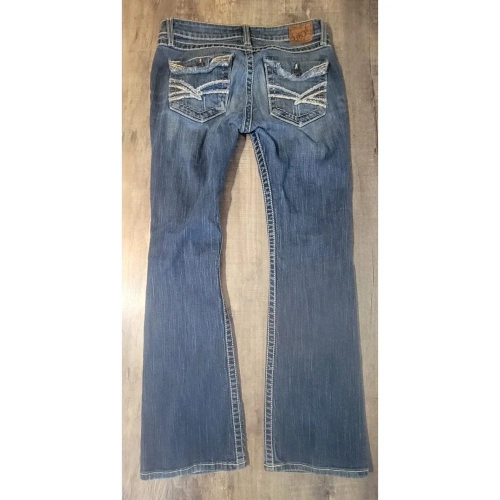 BKE Jeans Womens 29X31.5 Stella Bootcut Flap Pockets Casual Western Rodeo Y2K - Picture 11 of 15